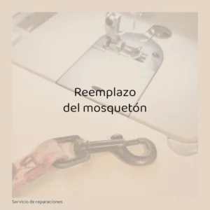Reemplazo del mosquetón